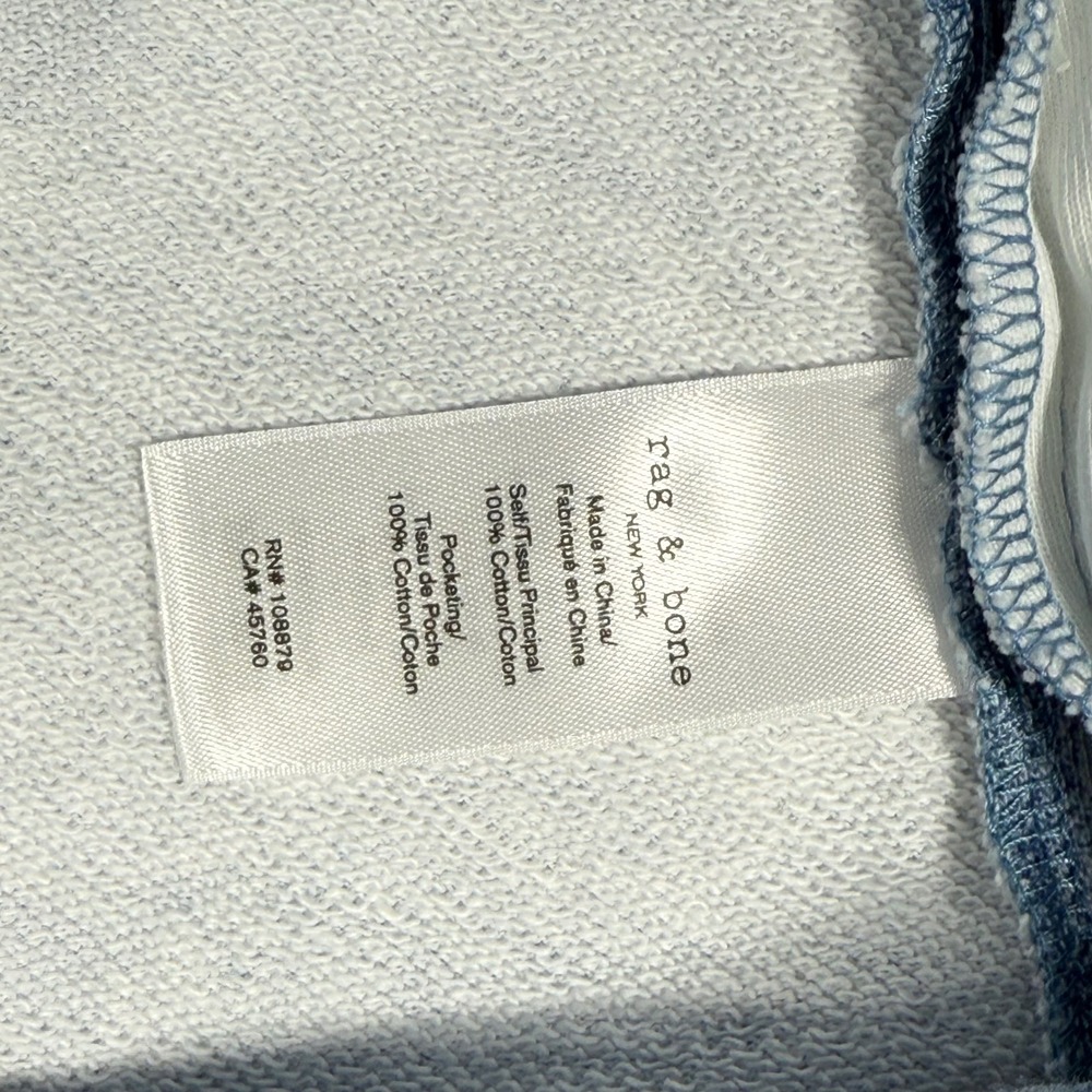 rag & bone miramar Nora cargo pant sweat pant Light Blue Women's Jeans 31 - Picture 13 of 16